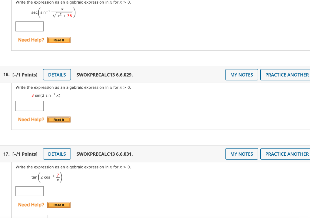 extract the assignment of x from this expression