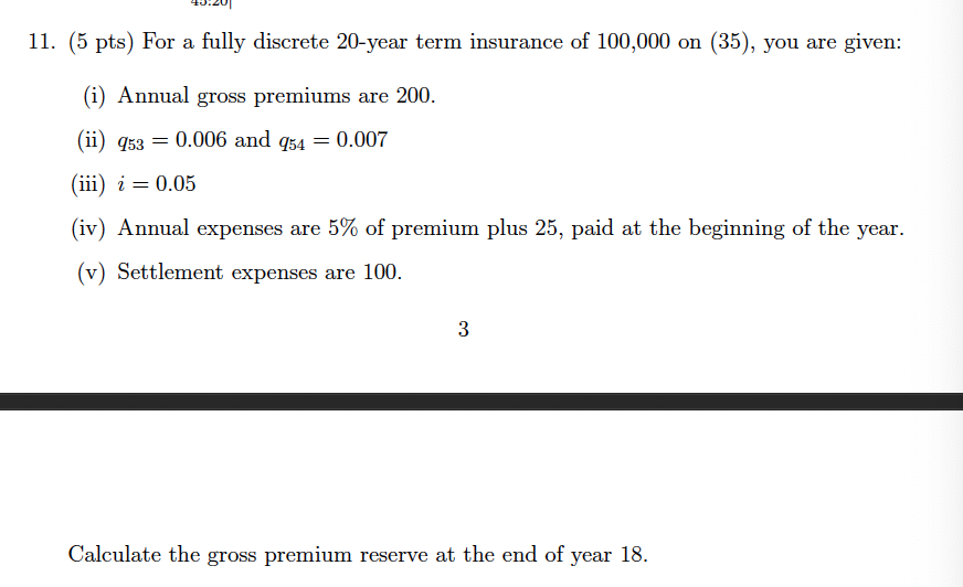 Solved 1. (5 pts) For a fully discrete 20year term