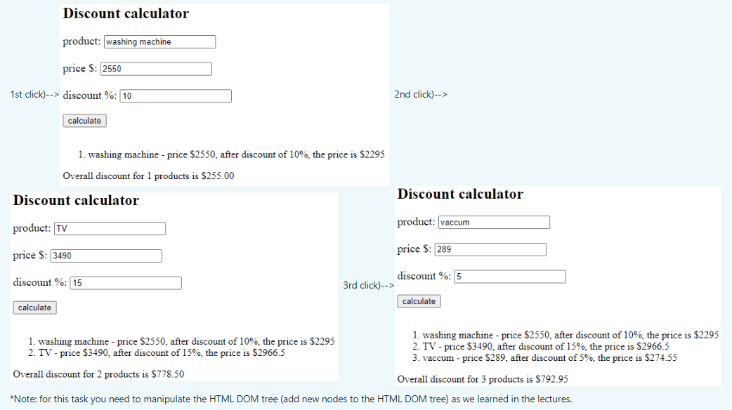 Discount calculator