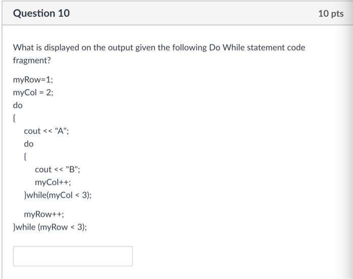 Solved Question 1 10 pts Which of the following DO | Chegg.com