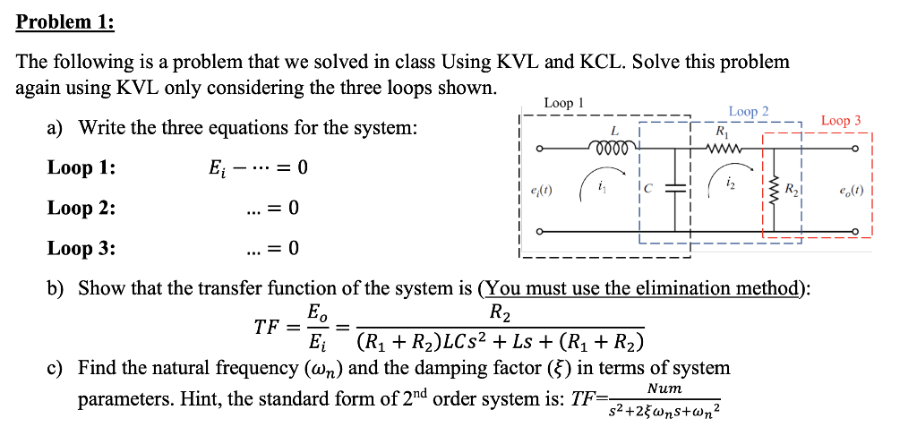 Solved The following is a problem that we solved in class | Chegg.com