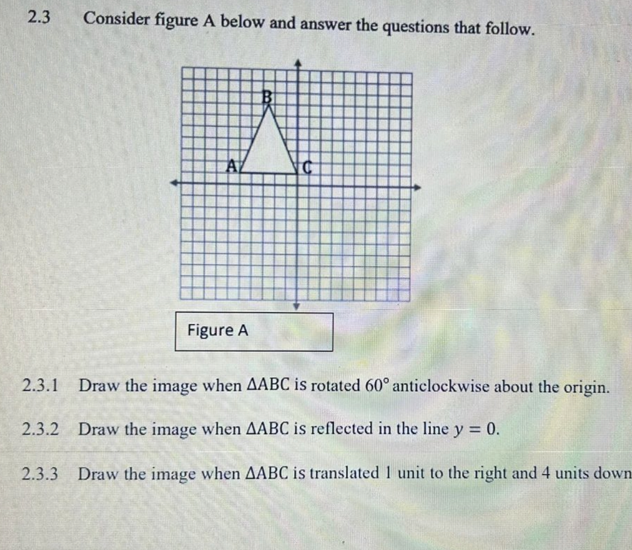 Solved 2.3 Consider Figure A Below And Answer The Questions | Chegg.com