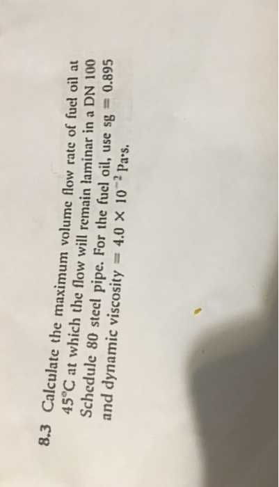 Solved MX481 Fluid Mechanics Assignment #4 7.3 Find the | Chegg.com