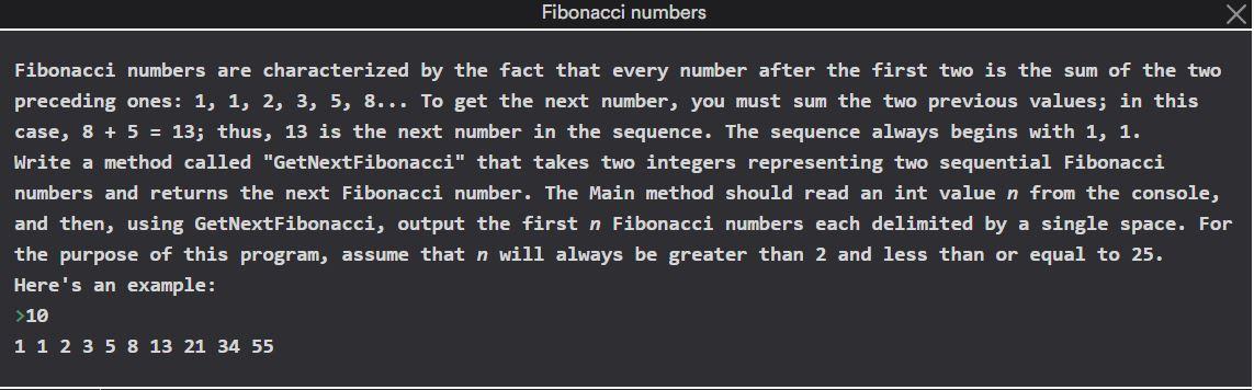 Solved Fibonacci numbers Fibonacci numbers are characterized | Chegg.com