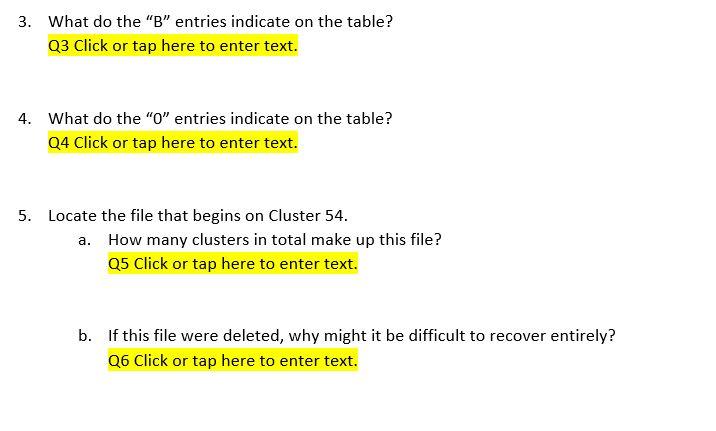 Solved FAT - Table 1. Complete the FAT table below - given | Chegg.com