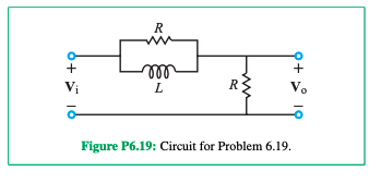 Solved 6 19 For The Circuit Shown In Fig P6 19 Provide T Chegg Com