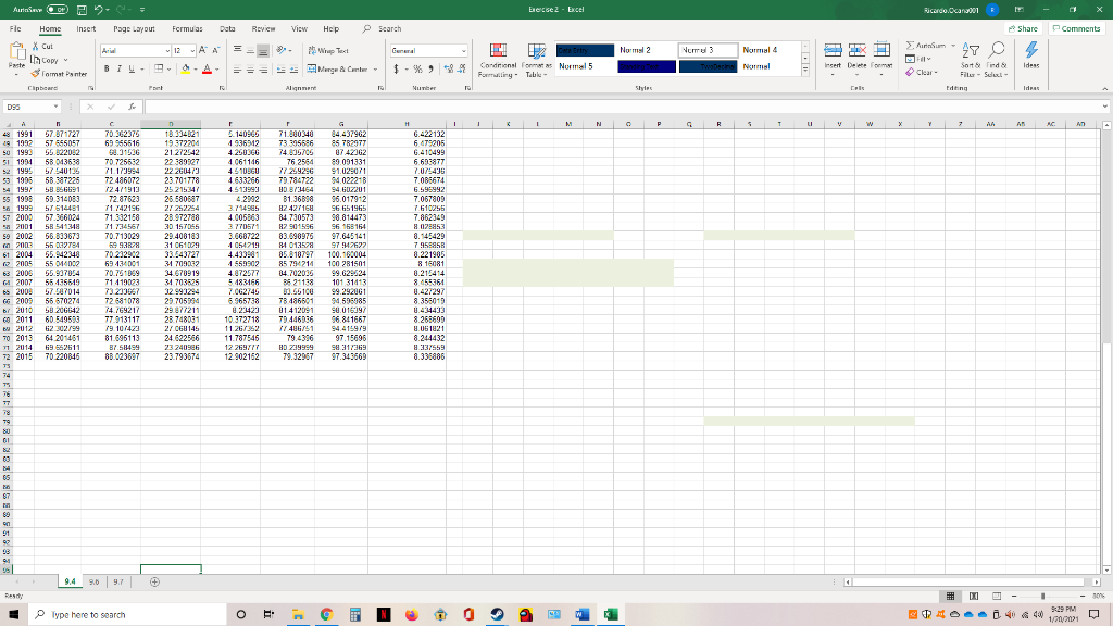 Solved The Excel file Energy Production & Consumption | Chegg.com