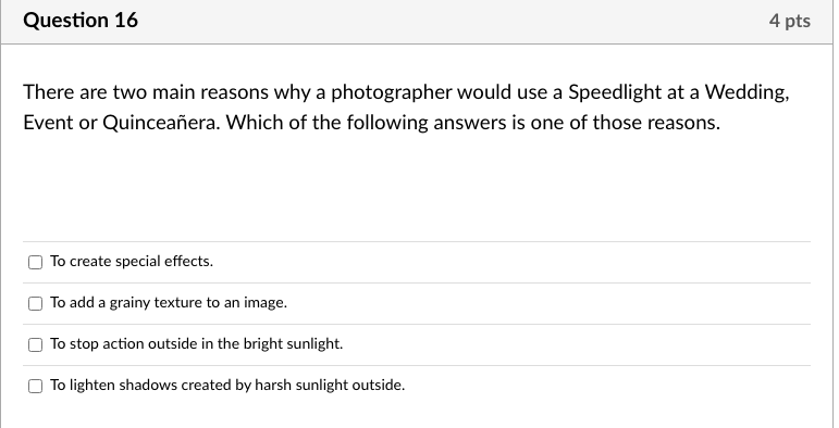 Solved Question 16 4 pts There are two main reasons why a | Chegg.com