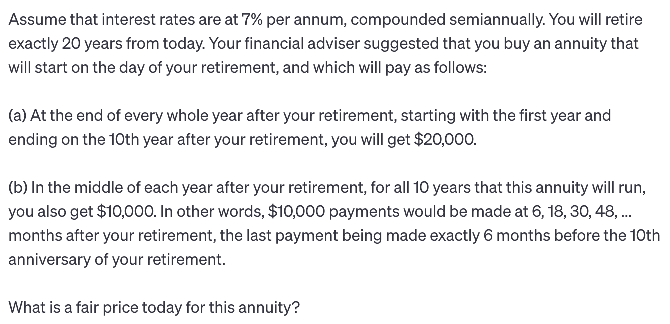 Solved Assume that interest rates are at 7% per annum, | Chegg.com