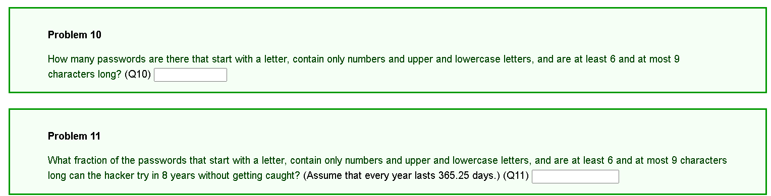 Solved A computer hacker is trying to break into a computer | Chegg.com