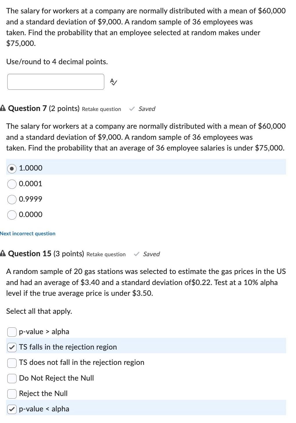 Solved The salary for workers at a company are normally | Chegg.com