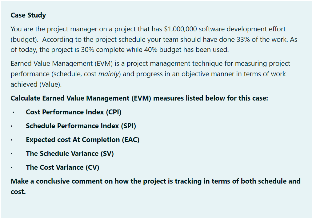 case study for project manager