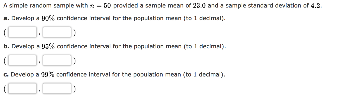 solved-a-simple-random-sample-with-n-50-provided-a-sample-chegg