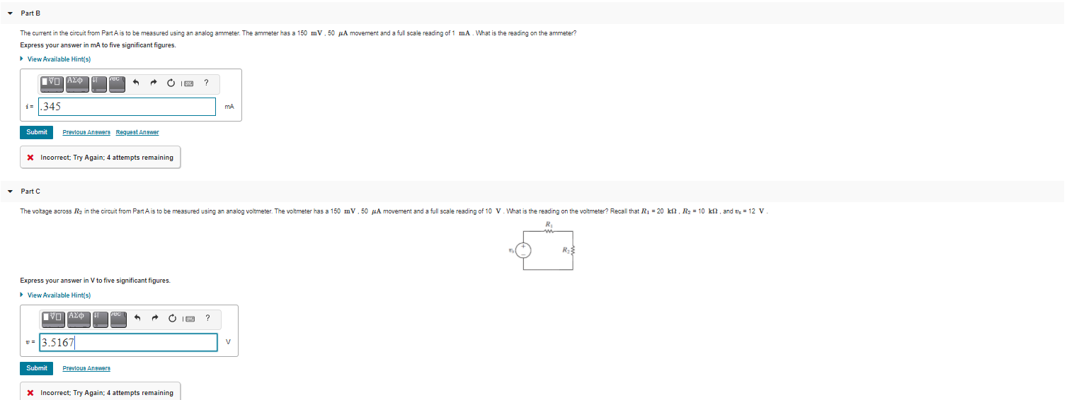 Solved I Don't know why my answers are wrong. Maybe it's the | Chegg.com