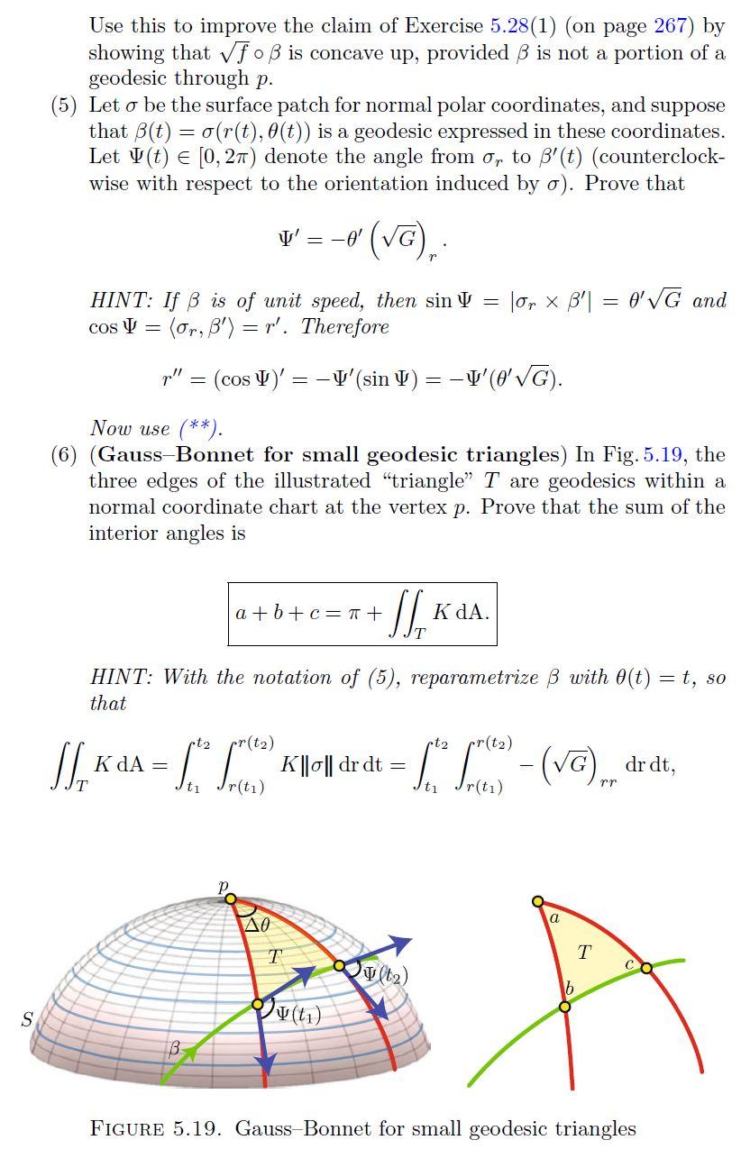 Exercise 5 67 Let 7 A B R3 Be A Unit Speed Chegg Com