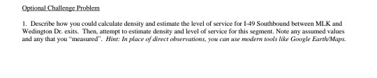 Solved Optional Challenge Problem 1. Describe how you could | Chegg.com