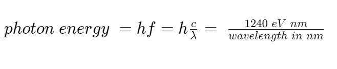 energy of 400 nm light