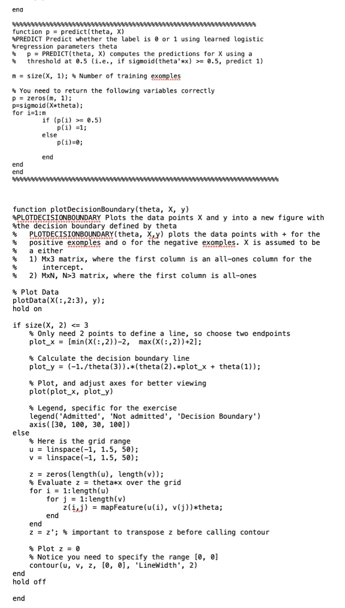 this is an explanation for a MATLAB code, I need you | Chegg.com