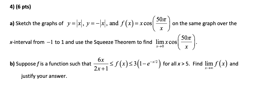 Solved a) Sketch the graphs of y=∣x∣,y=−∣x∣, and | Chegg.com