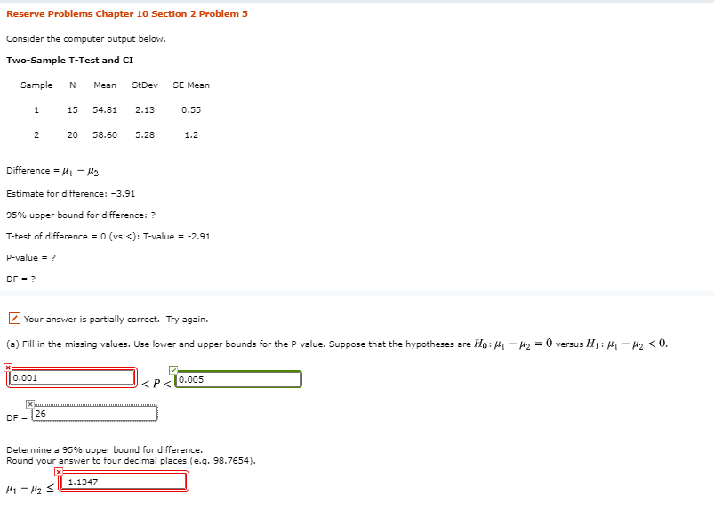 Solved Reserve Problems Chapter 10 Section 2 Problem 5 | Chegg.com