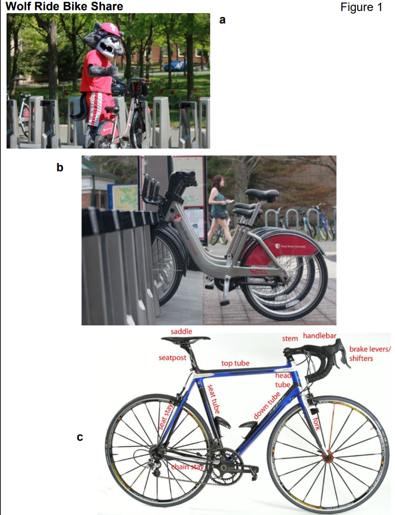 Solved SBU Wolf Ride Bike Share is the University's bike | Chegg.com