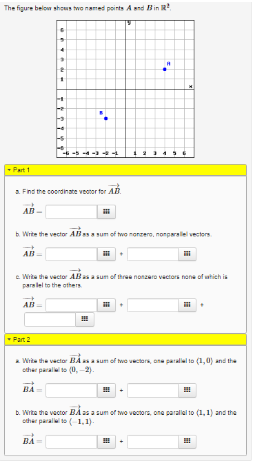 Solved The figure below shows two named points A and B ﻿in | Chegg.com