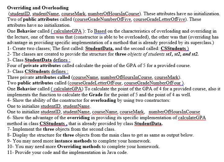Solved Need Answer Asap in java plsss.. | Chegg.com