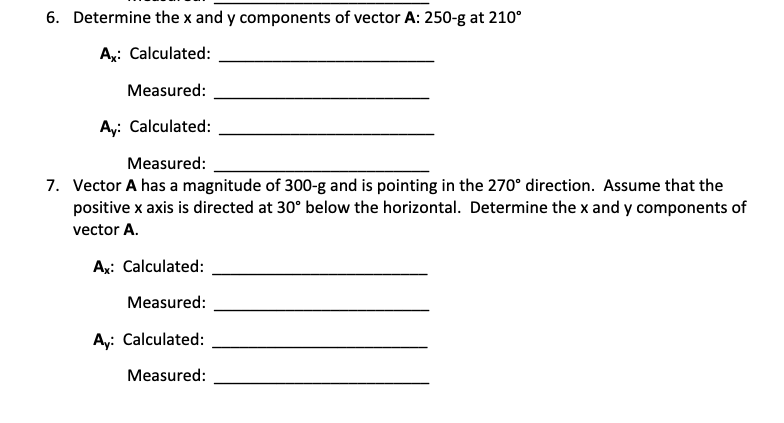 Solved a. Choose a set of axes. b. Draw the vectors A and B | Chegg.com