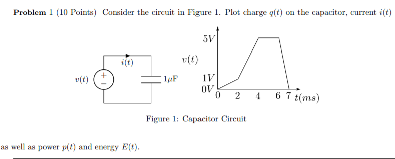 Solved Problem 1 (10 Points) Consider the circuit in Figure | Chegg.com