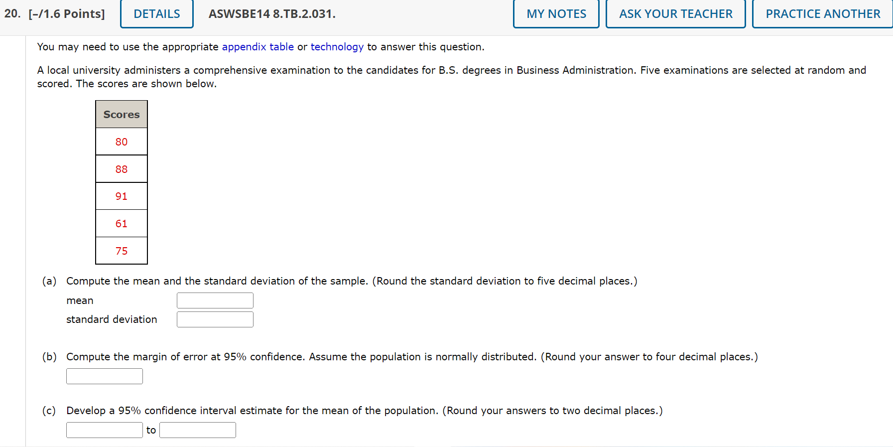 Solved You May Need To Use The Appropriate Appendix Table Or | Chegg.com