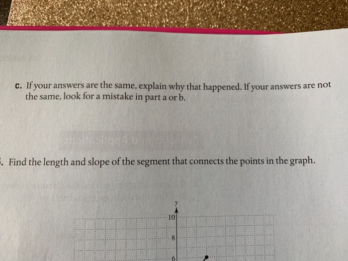 Solved Show How To Correctly Find The Distance Between The | Chegg.com