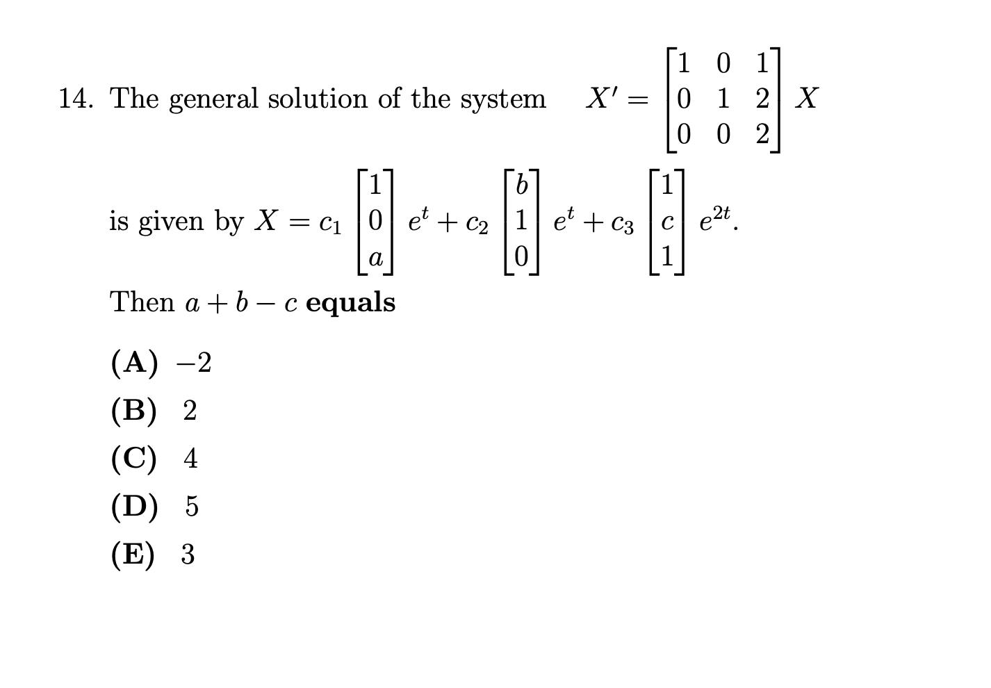 solved-14-the-general-solution-of-the-system-x-1-0-1-0-1-chegg