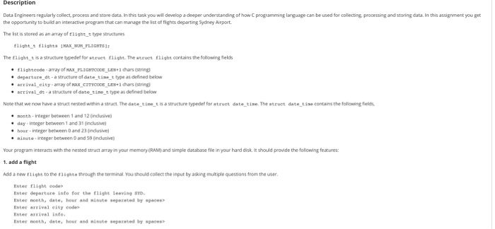 Description Data Engineers regularly collect process | Chegg.com