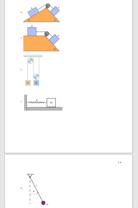 Solved Part A: Draw free body diagrams for the following | Chegg.com