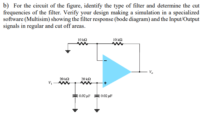 Solved B) For The Circuit Of The Figure, Identify The Type | Chegg.com