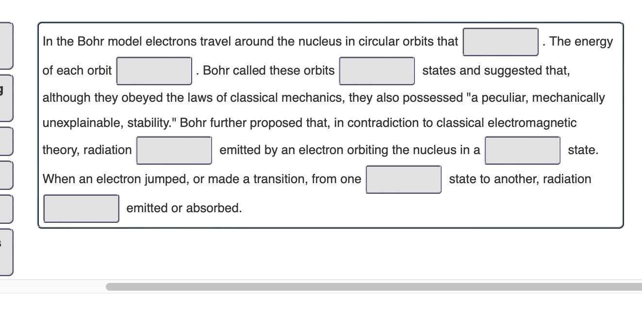 wave nature of electrons in allowed bohr orbits