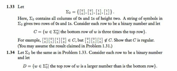 Solved 1.33 Let 2 00 01 10 11 . Here 2 contains