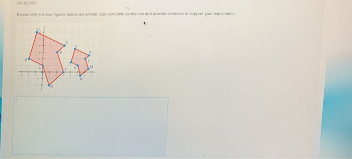 Solved explain why the two figures below are similar. Use | Chegg.com