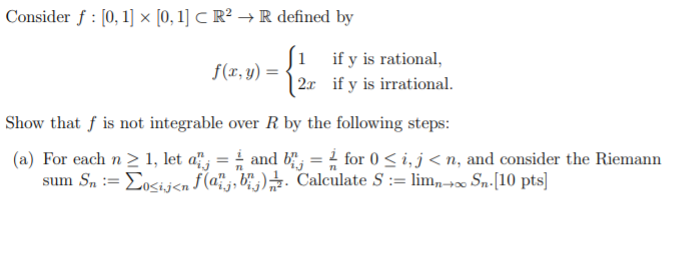 Consider F 0 1 X 0 1 Cr2 R Defined By F Chegg Com