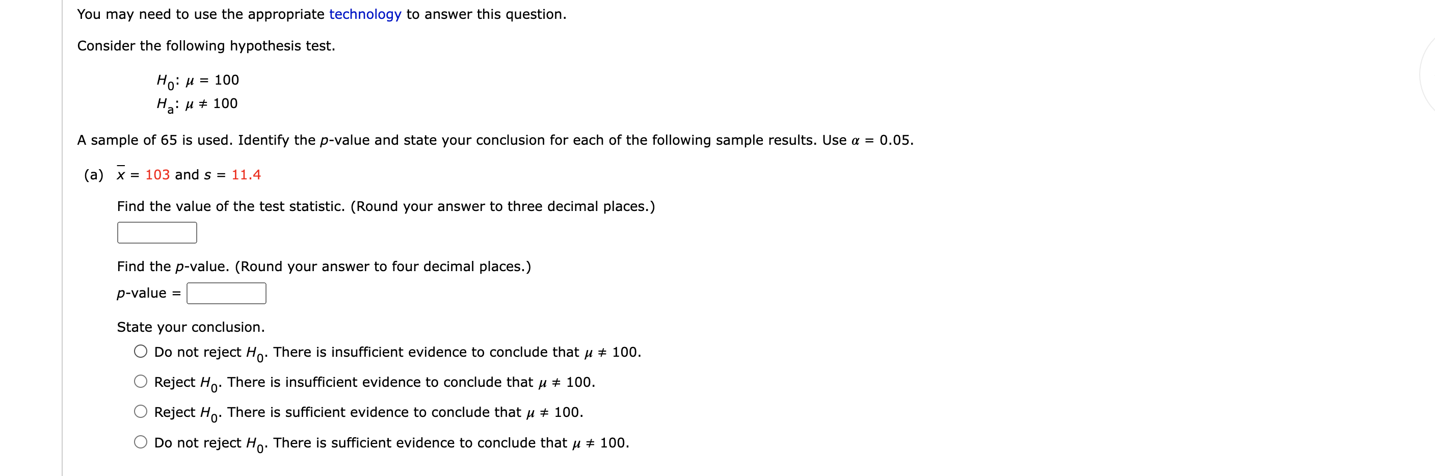 Solved You may need to use the appropriate technology to | Chegg.com