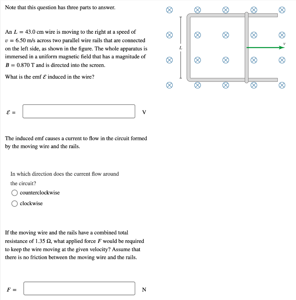 Solved Note that this question has three parts to answer. V | Chegg.com