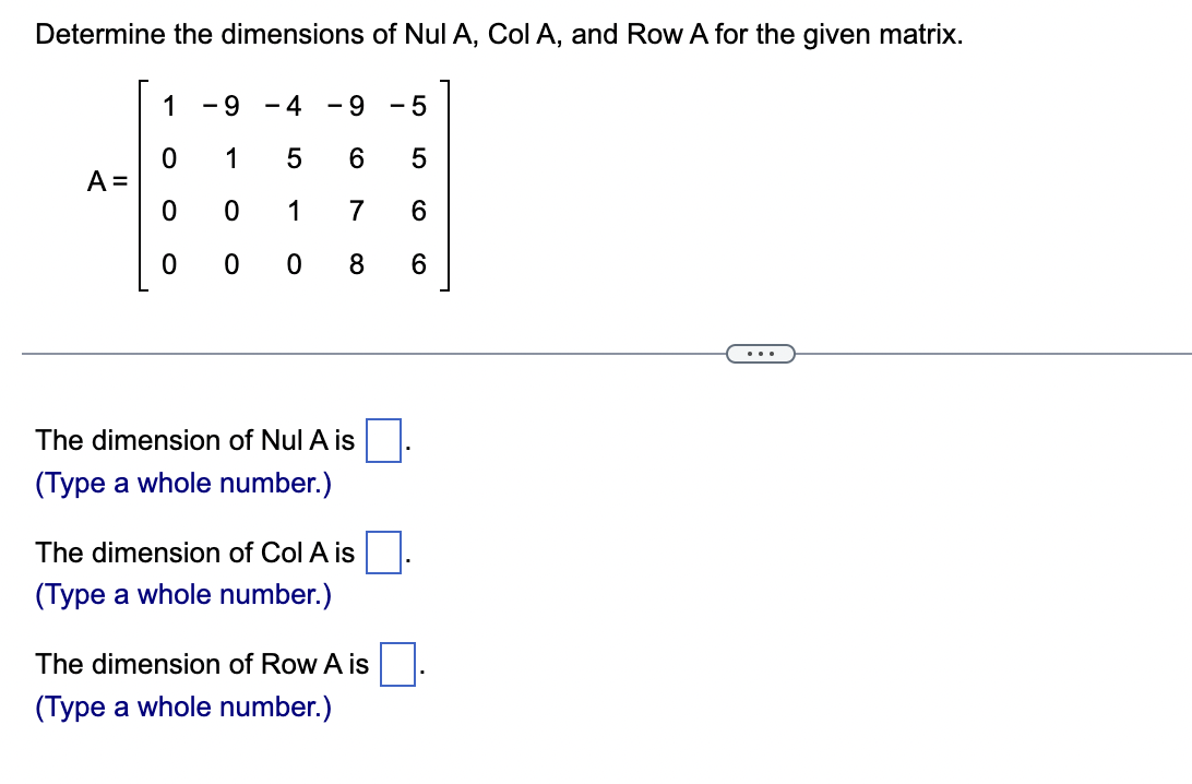 solved-for-the-given-matrix-a-find-k-such-that-nul-a-is-a-chegg