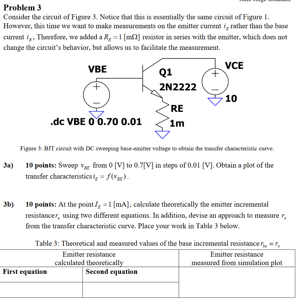 Solved Problem 3 Consider the circuit of Figure 3. Notice | Chegg.com