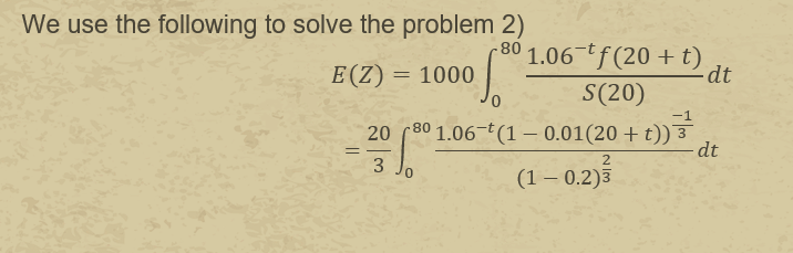 Solved 80 We use the following to solve the problem 2) | Chegg.com