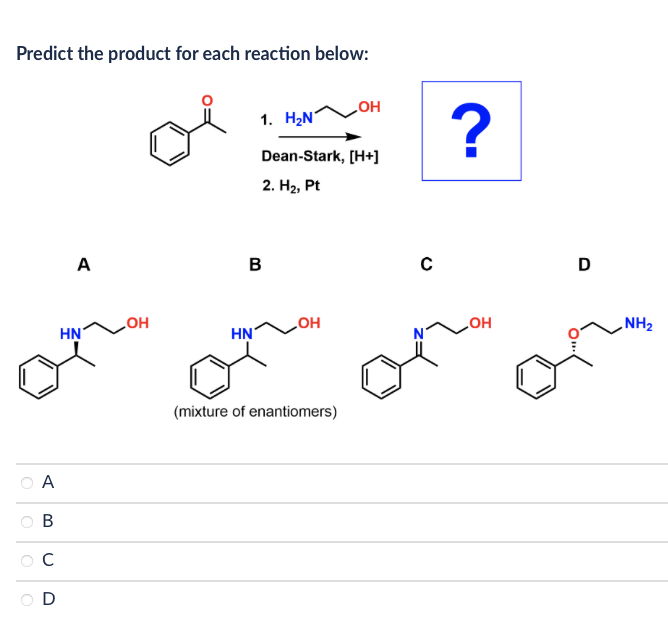 Solved Predict the product for each reaction below: 1) KOH | Chegg.com