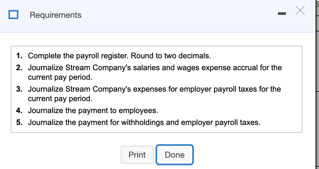 Solved Stream Company had the following partially completed