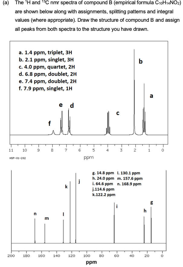 Solved (b) Two Chemicals Used In The Synthesis Of Compound B | Chegg.com