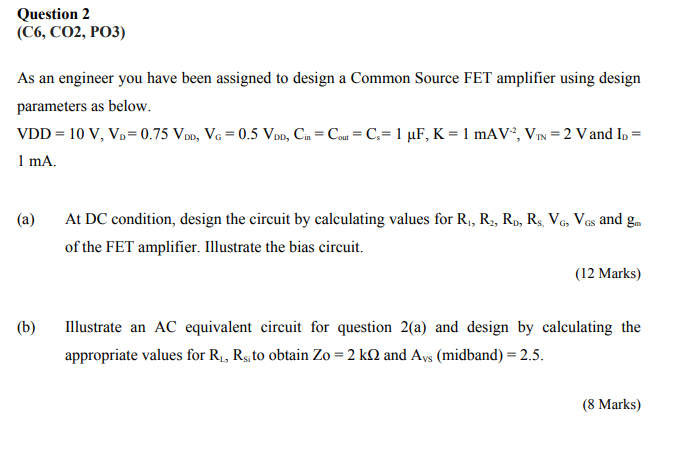Solved analog electronics Please solve by expert and make it | Chegg.com