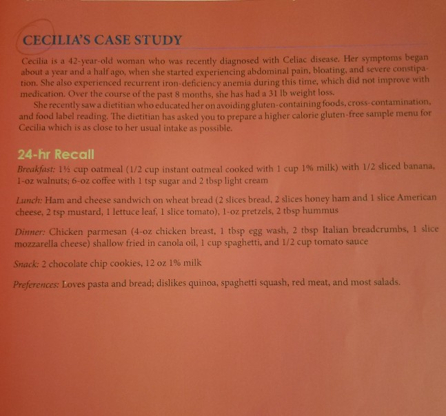 case study celiac disease answers