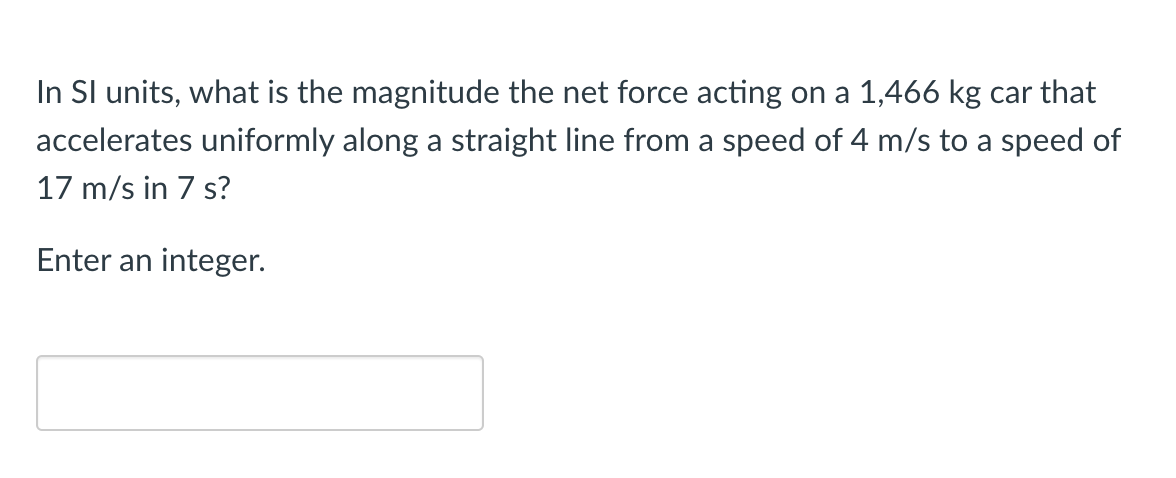 the magnitude of a force is measured in si units called
